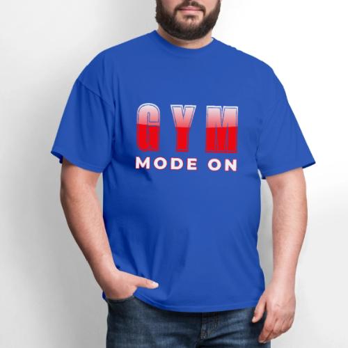 Gym Mode On Fitness Typography Design - Men's T-Shirt