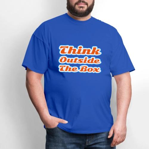 Think Outside the Box — Creative Mindset Script - Men's T-Shirt