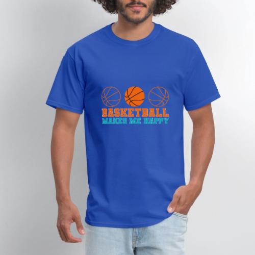 Basketball makes me happy - Men's T-Shirt