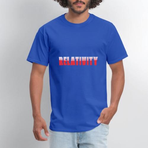 Relativity Science Typography Design - Men's T-Shirt