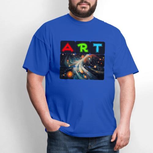 Swirls of Colorful Art - Men's T-Shirt