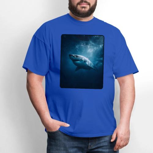 Great White Shark Ocean Design - Men's T-Shirt