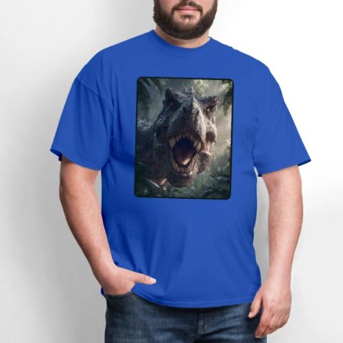T Rex Jungle Roar Design - Men's T-Shirt