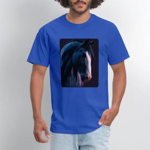 Noble Horse Cinematic Portrait Design - Men's T-Shirt