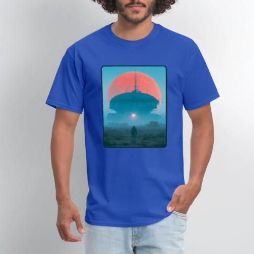 Astronaut Alien Outpost Design - Men's T-Shirt