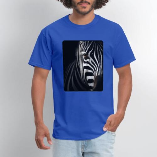 Zebra High Contrast Portrait Design - Men's T-Shirt