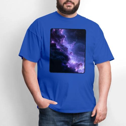 Purple Nebula Space Design - Men's T-Shirt