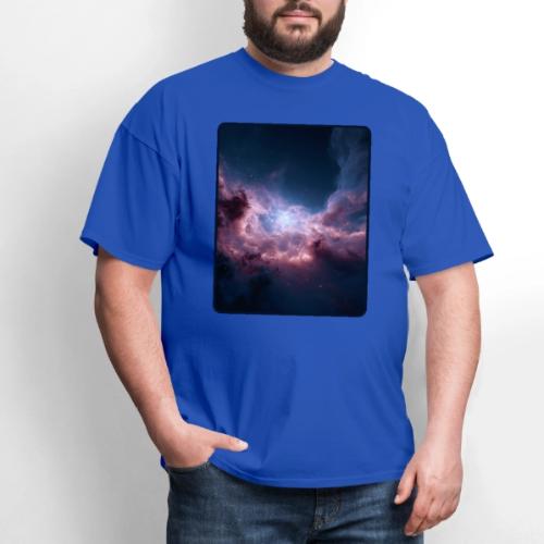 Radiant Cosmic Nebula Artwork - Men's T-Shirt
