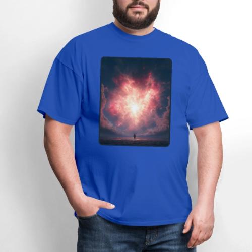 Supernova Sky Sci-Fi Artwork - Men's T-Shirt