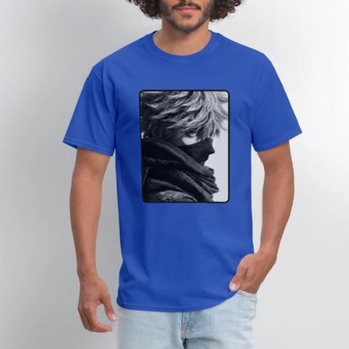 Battle-Worn Ninja Portrait - Men's T-Shirt
