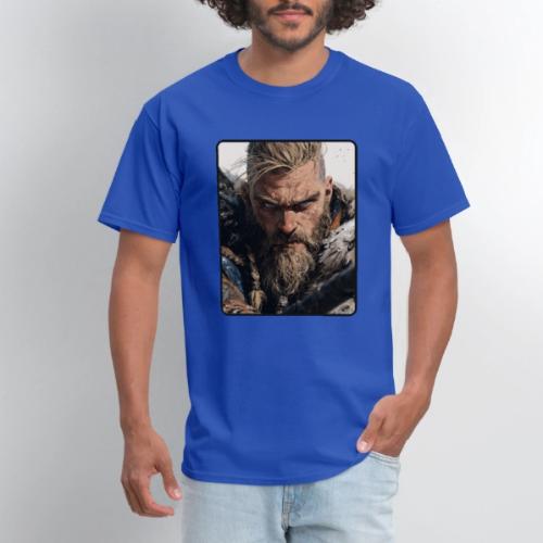 Fierce Viking Warrior Portrait - Men's T-Shirt