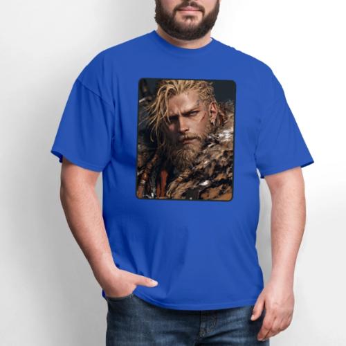 Battle-Scarred Viking Warrior - Men's T-Shirt