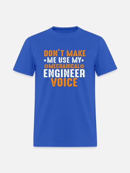 Engineer voice - Men's T-Shirt - royal blue