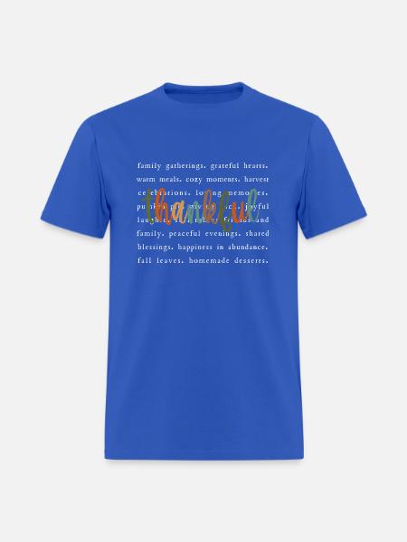 Thankful - Men's T-Shirt - royal blue
