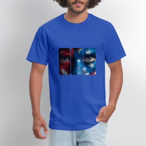 USA: Painted for the Flag - Men's T-Shirt