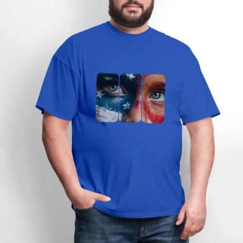USA: Star-Spangled Glance - Men's T-Shirt