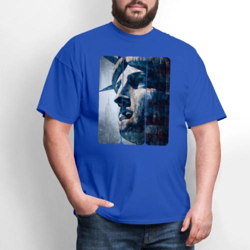 USA: Urban Liberty Triptych - Men's T-Shirt