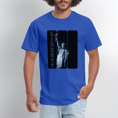 USA: Vertical Liberty - Men's T-Shirt