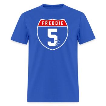 Freddie Baseball - Men's T-Shirt - royal blue - Front - Jose (178cm)