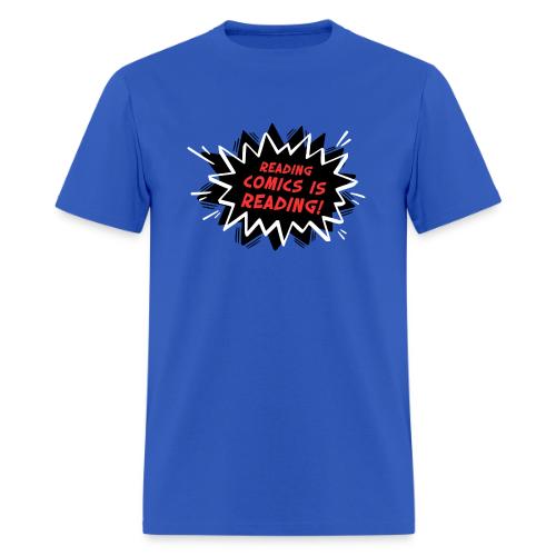 Reading Comics is Reading Emphatic - Men's T-Shirt