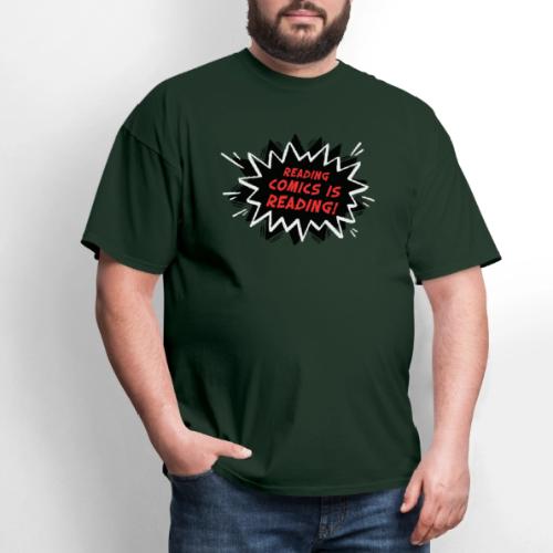 Reading Comics is Reading Emphatic - Men's T-Shirt