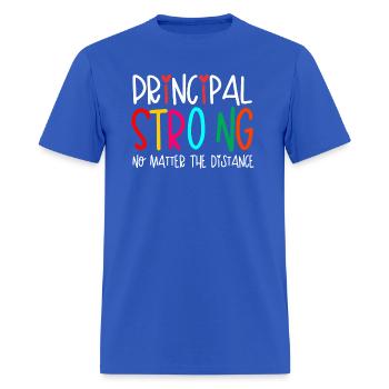 Principal Strong No Matter Wifi The Distance - Men's T-Shirt - royal blue - Front - Jose (178cm)