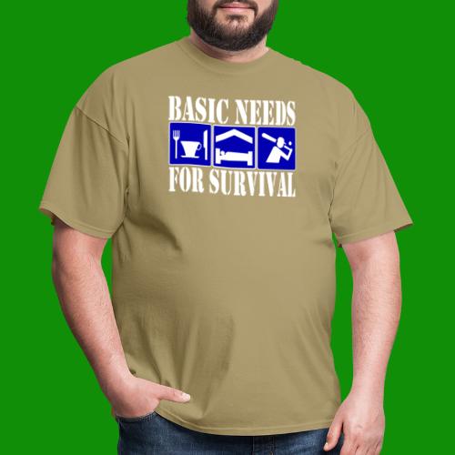 Softball/Baseball Basic Needs - Men's T-Shirt