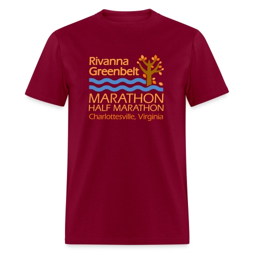 RIVANNA GREENBELT MARATHON & HALF MARATHON (Fall) - Men's T-Shirt