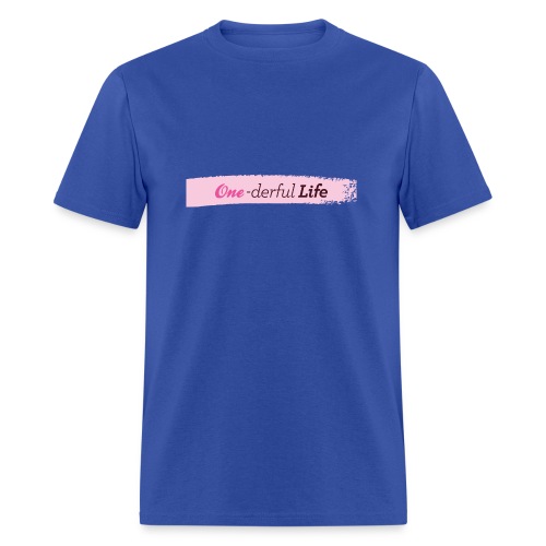 One-Derful Life Paint Swoosh Logo - Men's T-Shirt