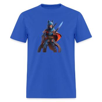 ninja - Men's T-Shirt - royal blue - Front - Jose (178cm)