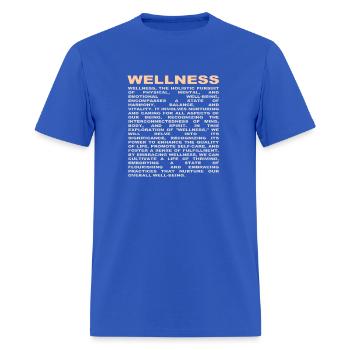 wellness - Men's T-Shirt - royal blue - Front - Jose (178cm)