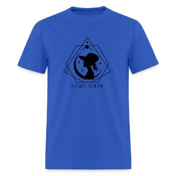 Start Today - Men's T-Shirt - royal blue - Front - Jose (178cm)
