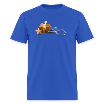 cadeau doré - Men's T-Shirt - royal blue - Front - Jose (178cm)