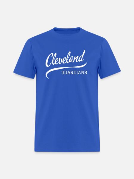 Cleveland Guardians Wave - Men's T-Shirt - royal blue