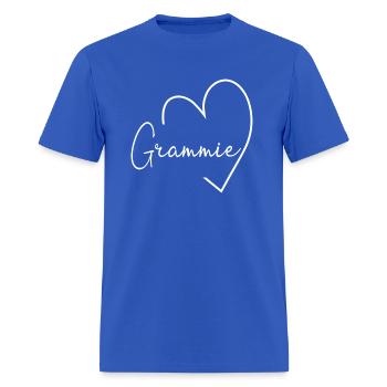 Grammie He For Grandma Mother'S Day - Men's T-Shirt - royal blue - Front - Jose (178cm)