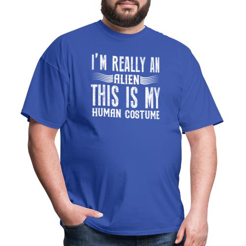 Alien Costume This Is My Human Costume I'm Really - Men's T-Shirt