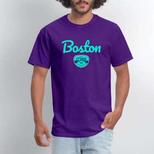 Classic Boston Baseball Script - Men's T-Shirt