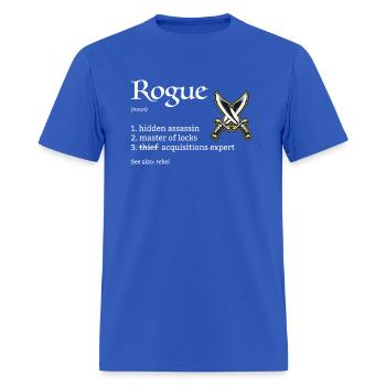Rogue Class Definition Dungeons And Rpg Dragons - Men's T-Shirt - royal blue - Front - Jose (178cm)