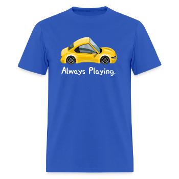 Cabin Pressure - Always Playing Yellow Car Essenti - Men's T-Shirt - royal blue - Front - Jose (178cm)