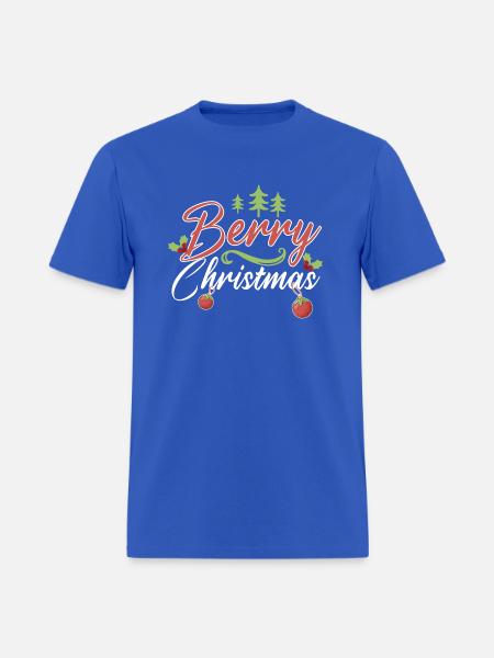 Berry Christmas Strawberry - Men's T-Shirt - royal blue