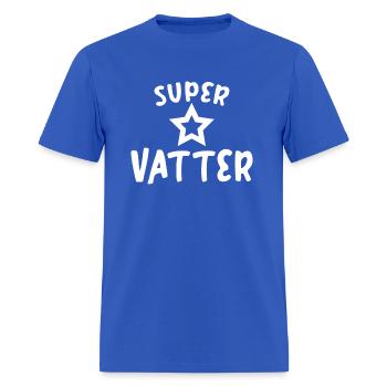 Super Vatter Swiss German Papa pour - T-shirt Homme - bleu royal - Devant - Jose (178cm)