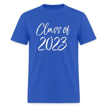 Fun High School Class Of Class Of 2023 - Men's T-Shirt - royal blue - Front - Jose (178cm)