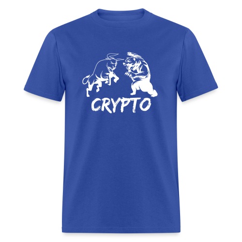 CryptoBattle White - Men's T-Shirt