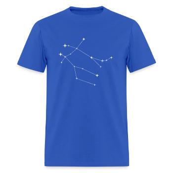 Gemini Constellation - Men's T-Shirt - royal blue - Front - Jose (178cm)
