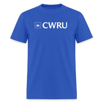 CWRU Acronym logo White - Men's T-Shirt - royal blue - Front - Jose (178cm)