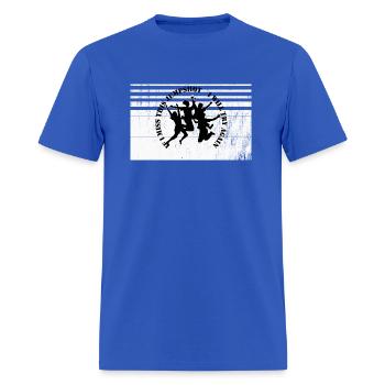 if i miss this jumpshot i will thy again, dance - Men's T-Shirt - royal blue - Front - Jose (178cm)