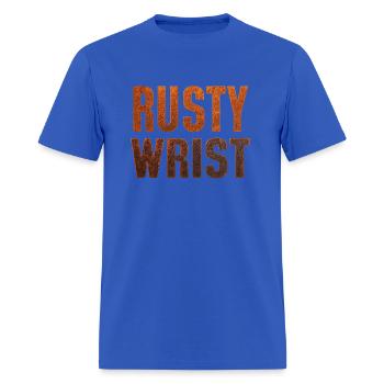 POIGNET ROUILLÉ - T-shirt Homme - bleu royal - Devant - Jose (178cm)