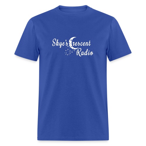 Skye's Crescent Radio Logo White - Men's T-Shirt