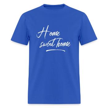 Home Sweet Home - Men's T-Shirt - royal blue - Front - Jose (178cm)