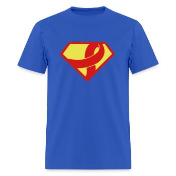 Awareness Hero - Men's T-Shirt - royal blue - Front - Jose (178cm)